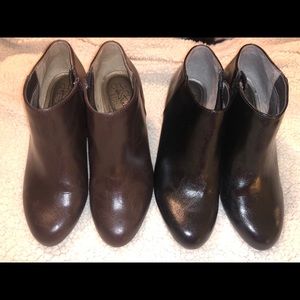 2 Pair LIFE STRIDE Soft System Ankle Booties